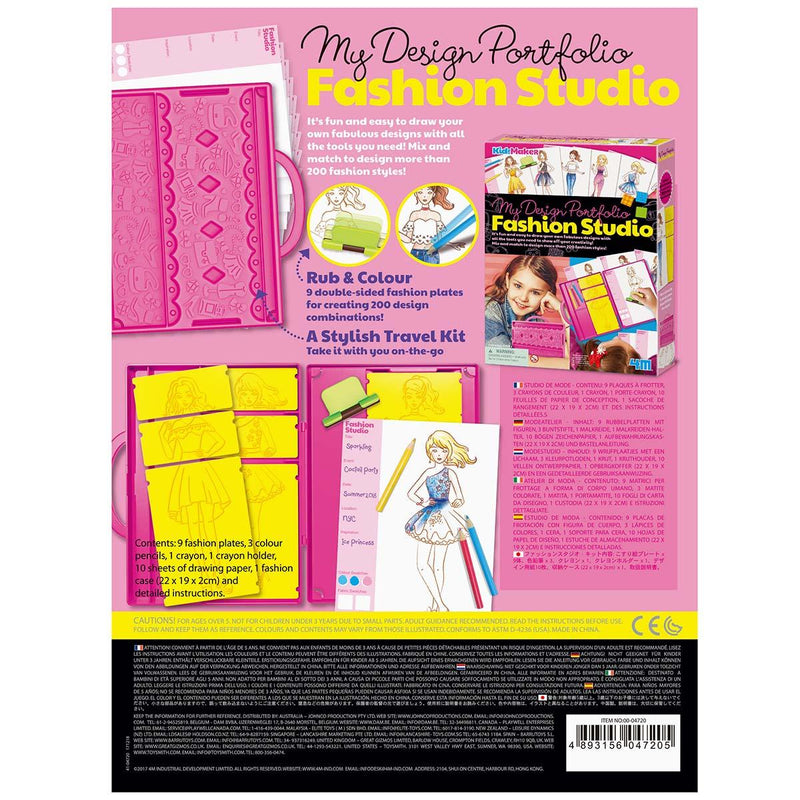 My Design Portfolio | Fashion Studio Kit | Toysmith - The Ridge Kids