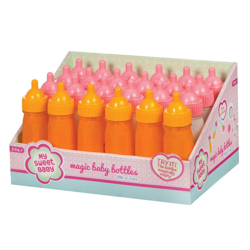 My Sweet Baby Magic Bottle | Lg 4.75", Milk & Orange Juice | Toysmith - The Ridge Kids