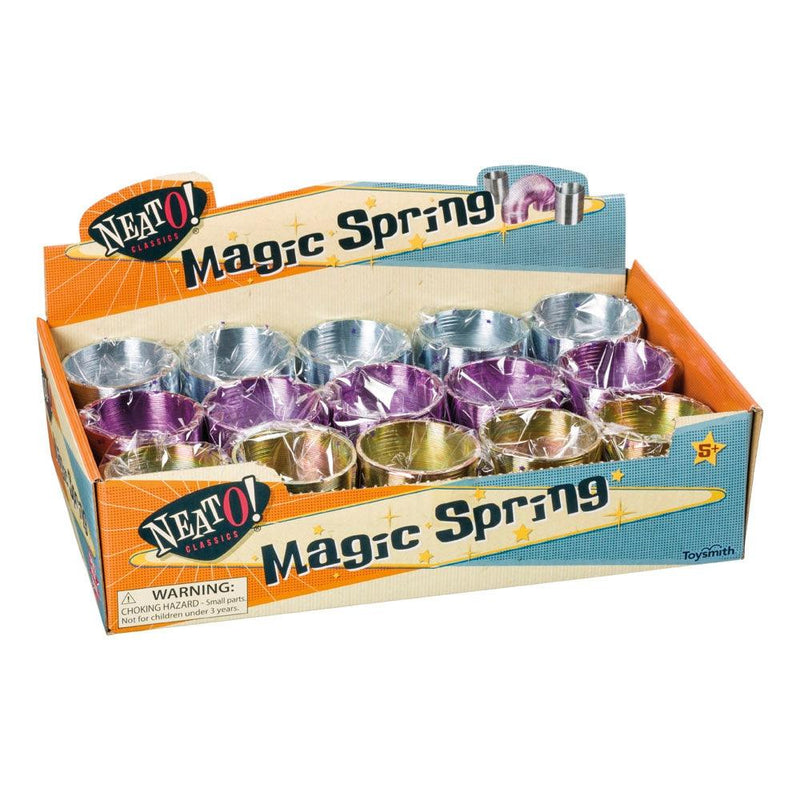 Neato! Metal Magic Spring | 2 Inch, Assorted Colors | Toysmith - The Ridge Kids