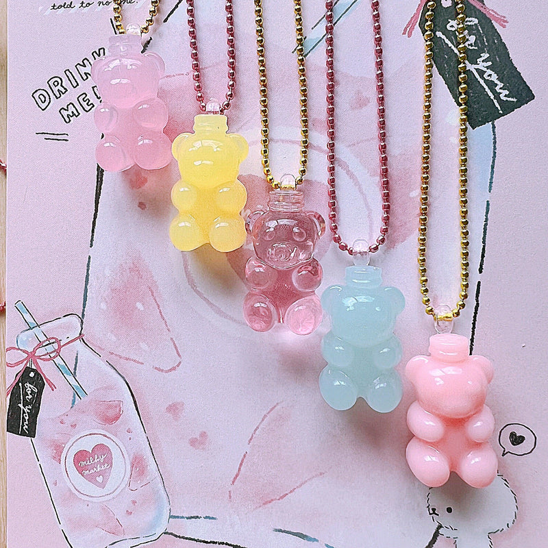 Necklace | Gummy Honey Bear Assorted Colors | Pop Cutie - The Ridge Kids