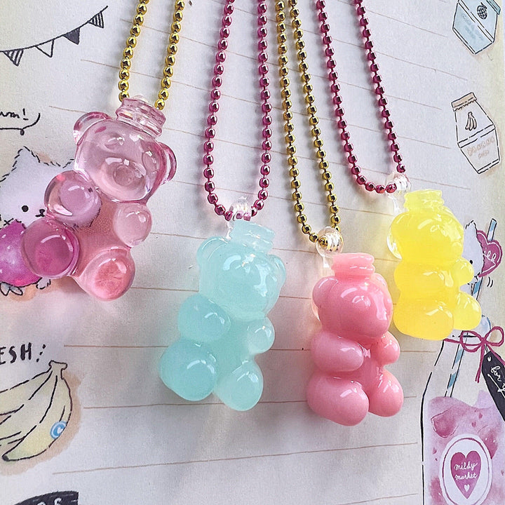 Necklace | Gummy Honey Bear Assorted Colors | Pop Cutie - The Ridge Kids