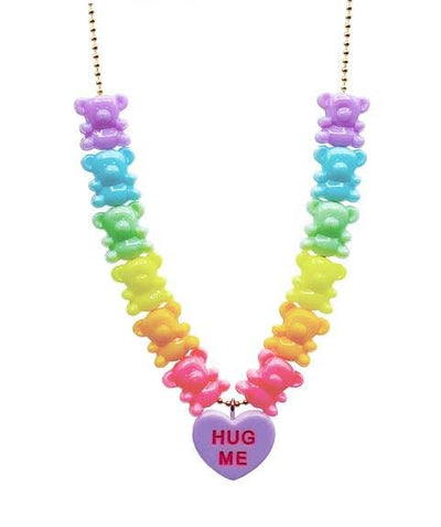 Necklace | Pastel Bear Hug | Bottleblond Jewels - The Ridge Kids