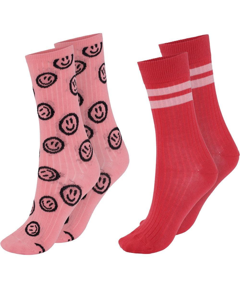 Nomi Two Pairs Socks | Petal | Molo - The Ridge Kids