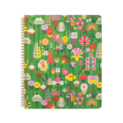 Notebook | Geometric Flowers- Large | Ban.do - The Ridge Kids