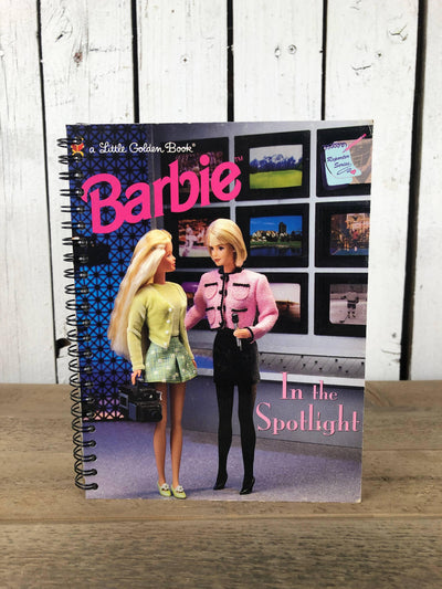Notebook | Upcycled Little Golden Book Barbie Journal - The Ridge Kids