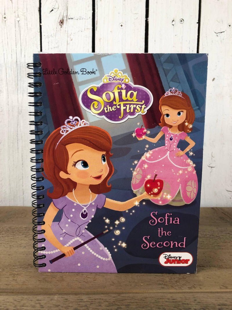 Notebook | Upcycled Little Golden Book Sofia The First Journal - The Ridge Kids