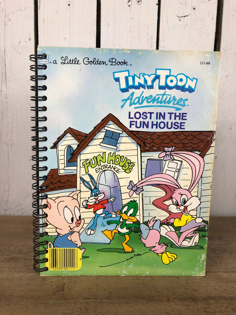 Notebook | Upcycled Little Golden Book Tiny Toon Journal - The Ridge Kids