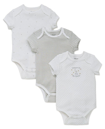 Onesie 3 Pack Set | Welcome to the World | Little Me - The Ridge Kids