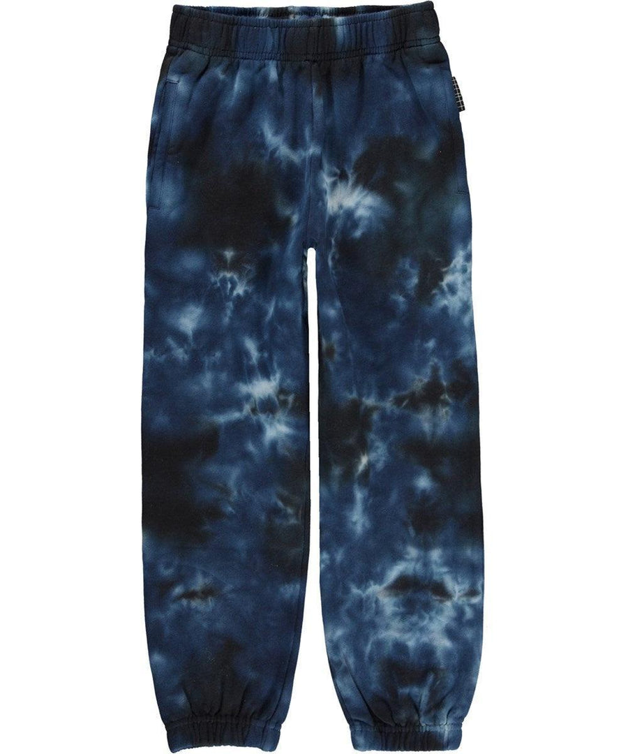 Organic Cotton Adan Sweatpant | Black Blue | Molo - The Ridge Kids
