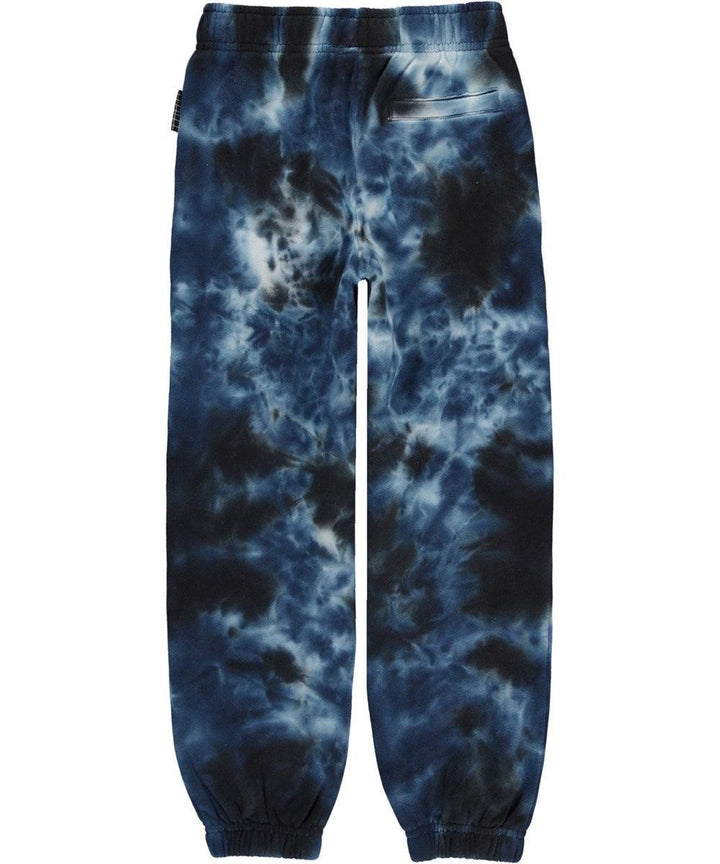 Organic Cotton Adan Sweatpant | Black Blue | Molo - The Ridge Kids