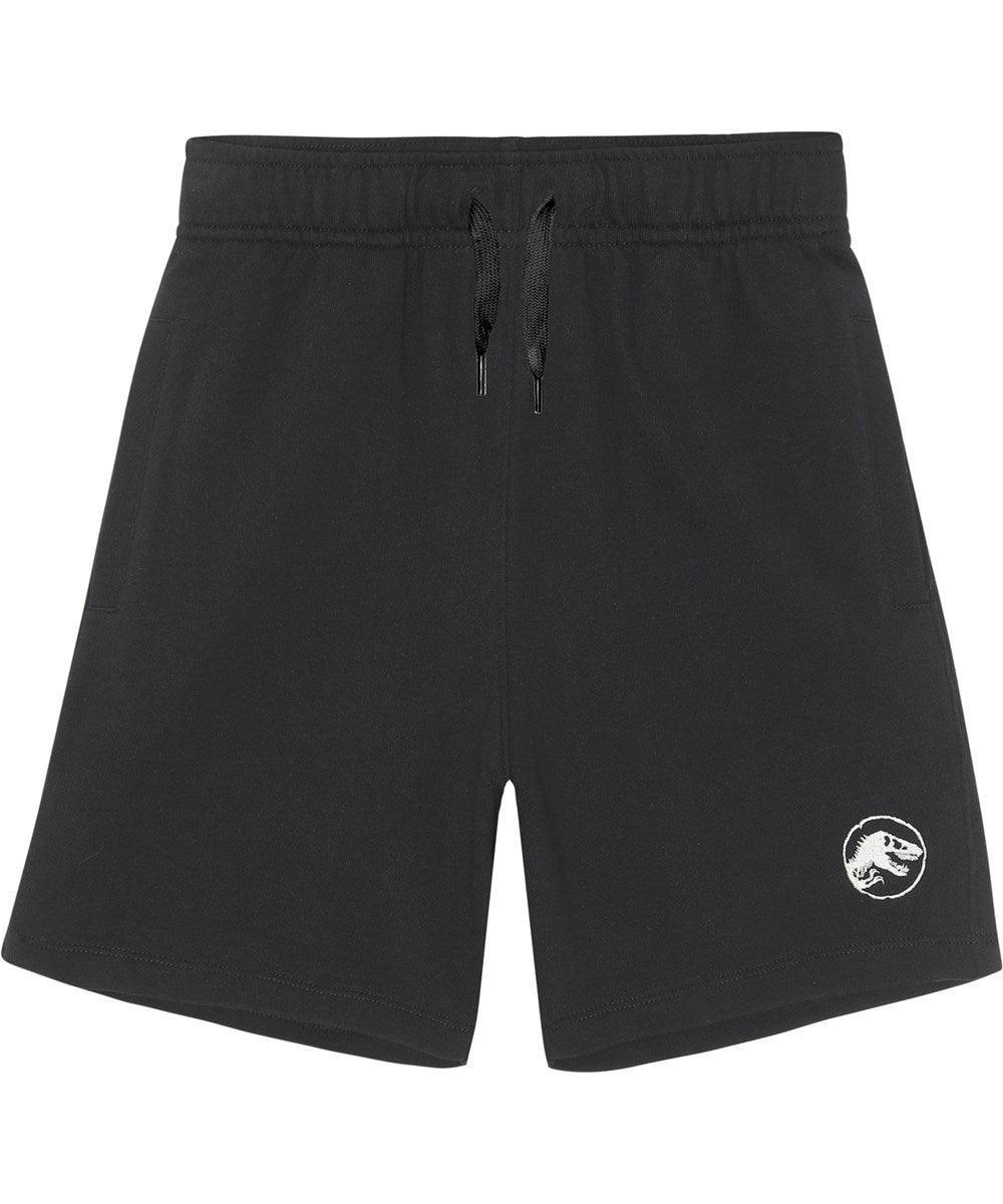 Organic Cotton Adian Shorts | Black | Molo x Jurassic World - The Ridge Kids