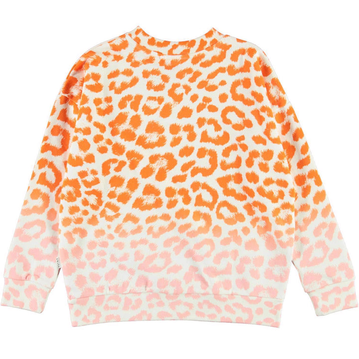 Organic Cotton Faded Jaguar Sweatshirt | Pink Ombre | Molo - The Ridge Kids