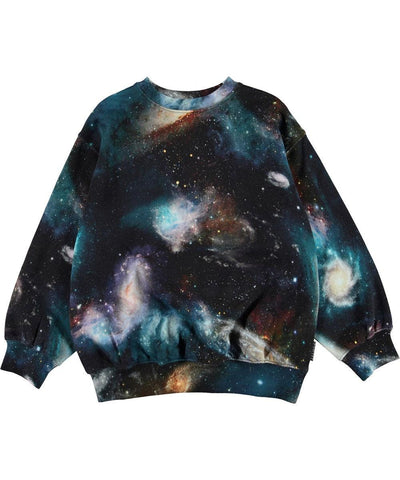 Organic Cotton Monti Sweatshirt | Galaxies |Molo - The Ridge Kids