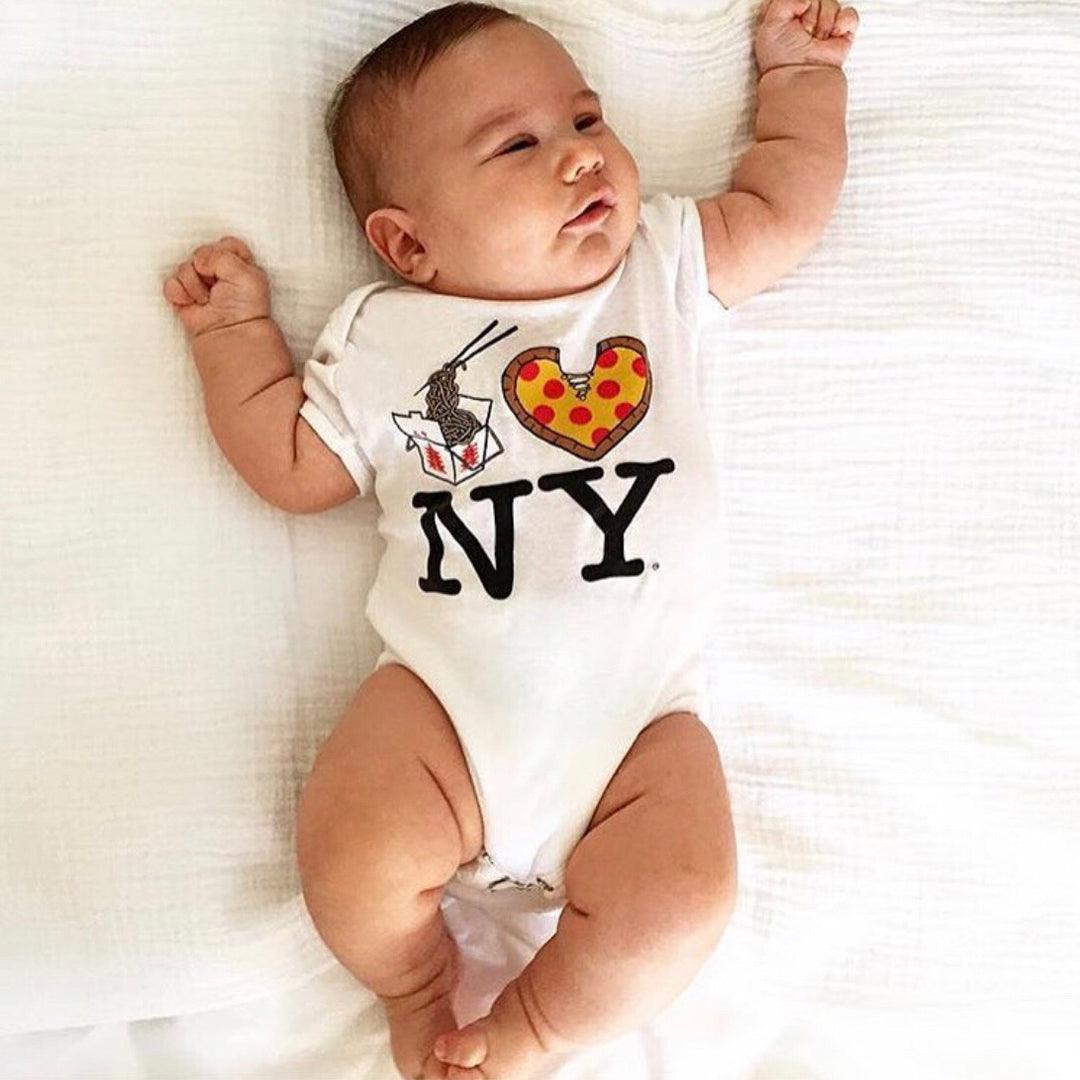 Organic Cotton Onesie | Lo Mein Pizza NY | PiccoliNY - The Ridge Kids