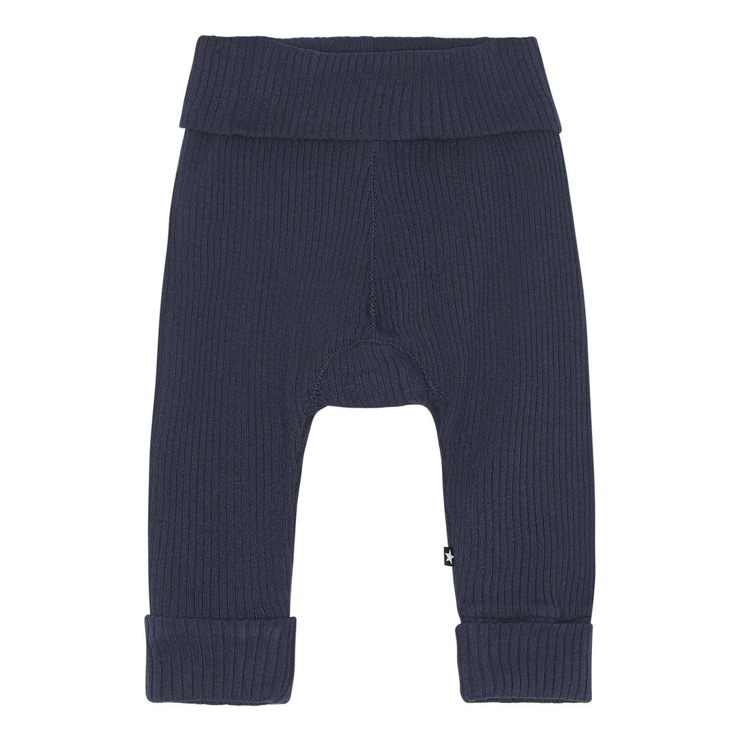 Organic Cotton San Knit Pant | Galaxy Blue | Molo - The Ridge Kids