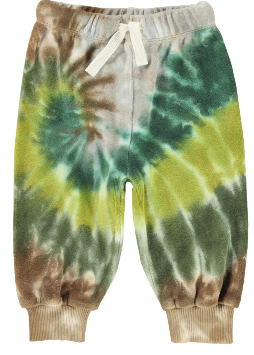 Organic Cotton Simeon Velour Sweatpants | Tie Dye | Molo - The Ridge Kids