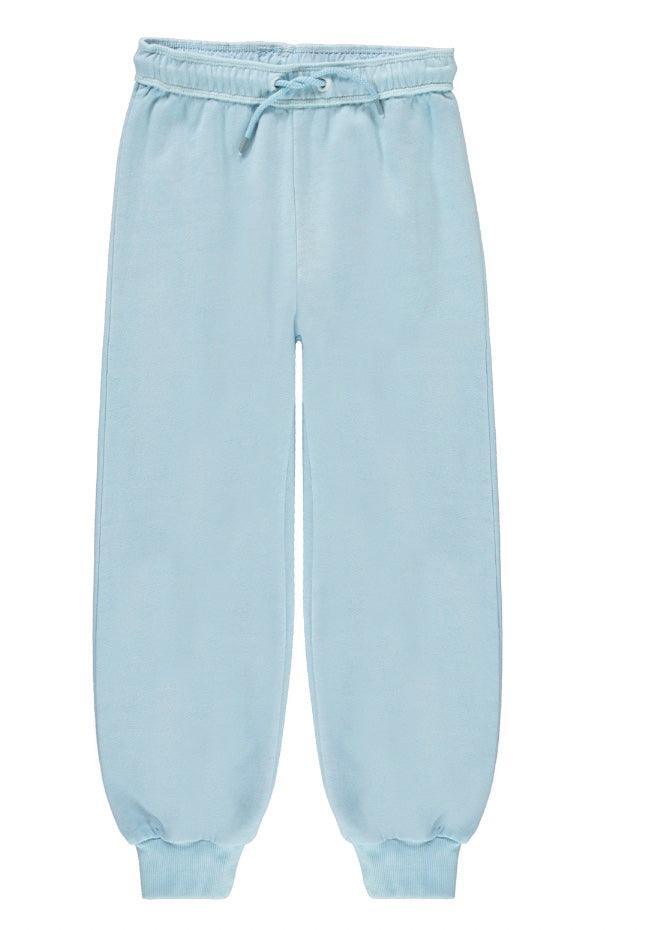 Organic Cotton Sweatpants | Anemone in Sky Blue | Molo - The Ridge Kids
