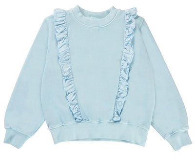 Organic Cotton Sweatshirt | Marcia in Sky Blue | Molo - The Ridge Kids