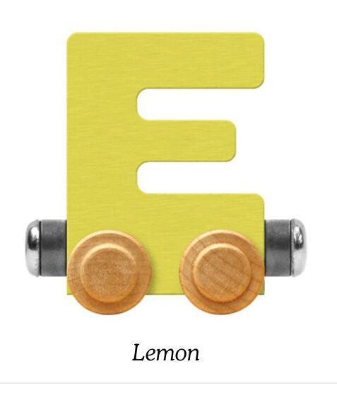 Pastel Yellow | A-Z Train Letters | Maple Landmark Inc. - The Ridge Kids