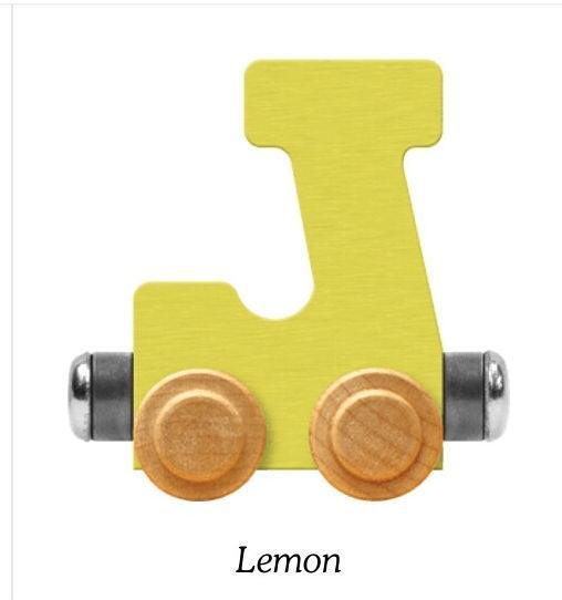 Pastel Yellow | A-Z Train Letters | Maple Landmark Inc. - The Ridge Kids