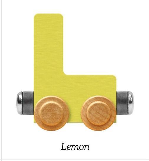 Pastel Yellow | A-Z Train Letters | Maple Landmark Inc. - The Ridge Kids