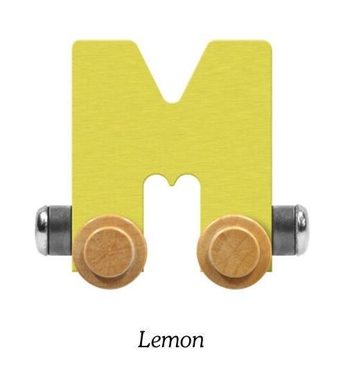 Pastel Yellow | A-Z Train Letters | Maple Landmark Inc. - The Ridge Kids