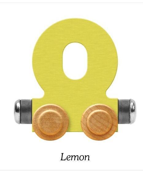 Pastel Yellow | A-Z Train Letters | Maple Landmark Inc. - The Ridge Kids