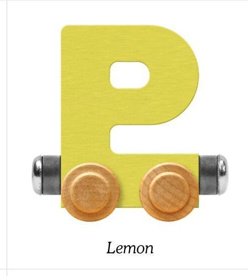 Pastel Yellow | A-Z Train Letters | Maple Landmark Inc. - The Ridge Kids