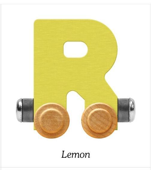 Pastel Yellow | A-Z Train Letters | Maple Landmark Inc. - The Ridge Kids