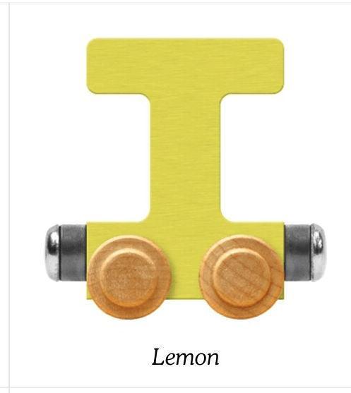 Pastel Yellow | A-Z Train Letters | Maple Landmark Inc. - The Ridge Kids
