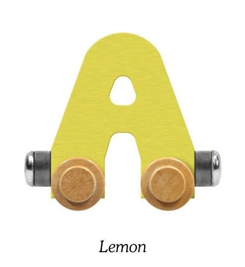 Pastel Yellow | A-Z Train Letters | Maple Landmark Inc. - The Ridge Kids