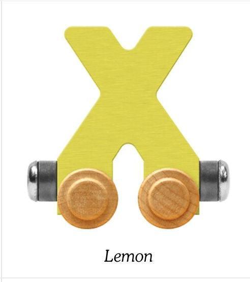 Pastel Yellow | A-Z Train Letters | Maple Landmark Inc. - The Ridge Kids