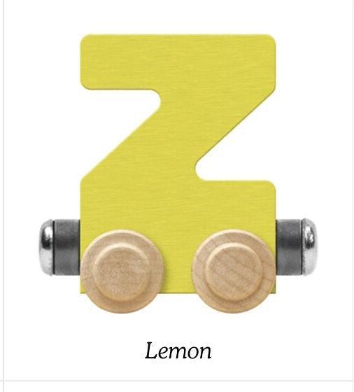 Pastel Yellow | A-Z Train Letters | Maple Landmark Inc. - The Ridge Kids
