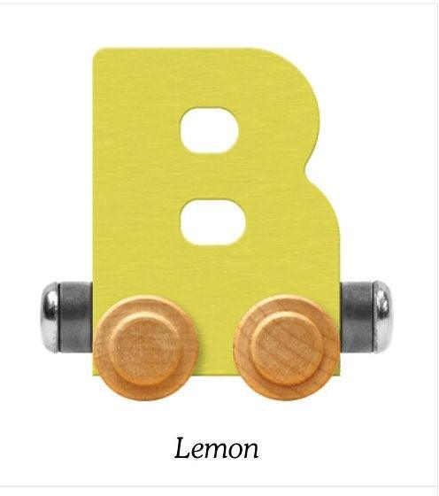 Pastel Yellow | A-Z Train Letters | Maple Landmark Inc. - The Ridge Kids