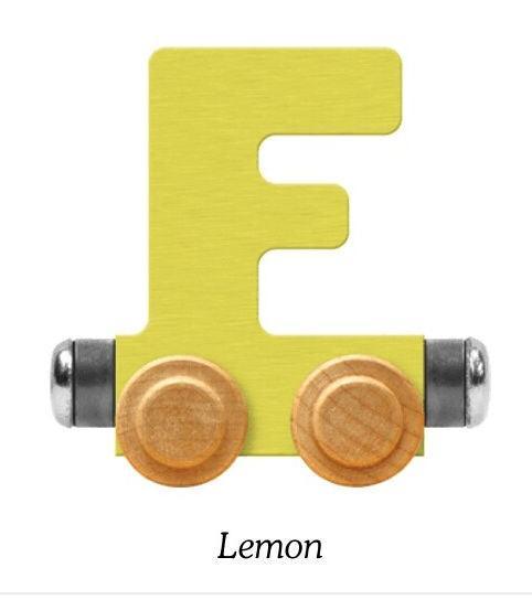 Pastel Yellow | A-Z Train Letters | Maple Landmark Inc. - The Ridge Kids