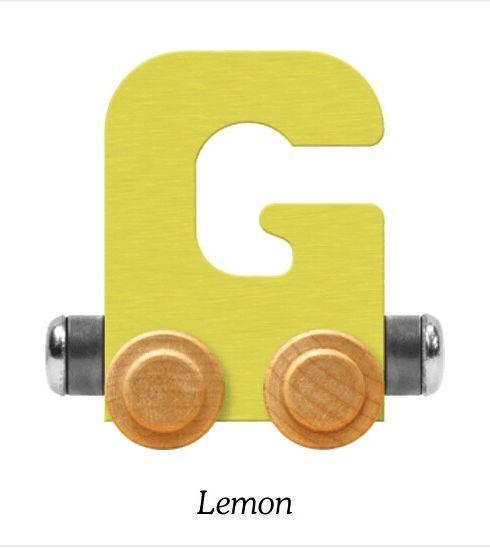 Pastel Yellow | A-Z Train Letters | Maple Landmark Inc. - The Ridge Kids