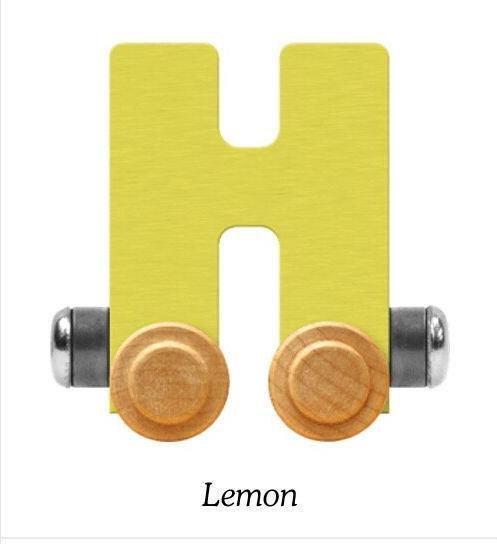 Pastel Yellow | A-Z Train Letters | Maple Landmark Inc. - The Ridge Kids