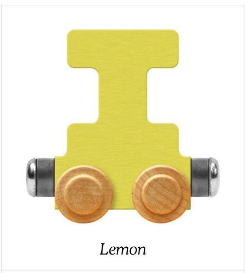Pastel Yellow | A-Z Train Letters | Maple Landmark Inc. - The Ridge Kids