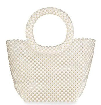 Girls Handbag | Pearl Round Handle Bag | Bari Lynn Accessories