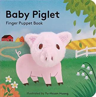 finger puppet book with pink pig as the main charahcter