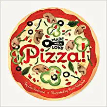 Board Book | Made With Love- Pizza | Chronicle Kids - The Ridge Kids