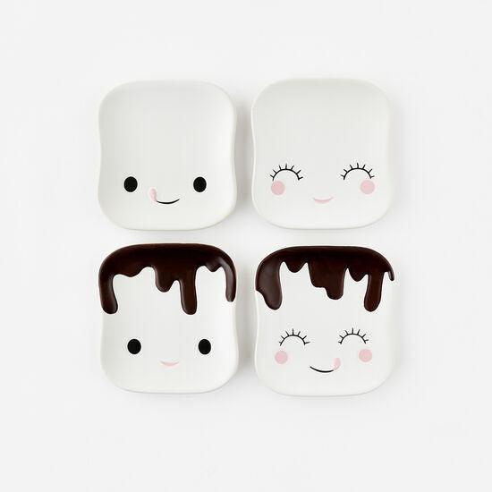 Plates | Marshmallow Plate - assorted | One Hundred and 80 Degrees - The Ridge Kids