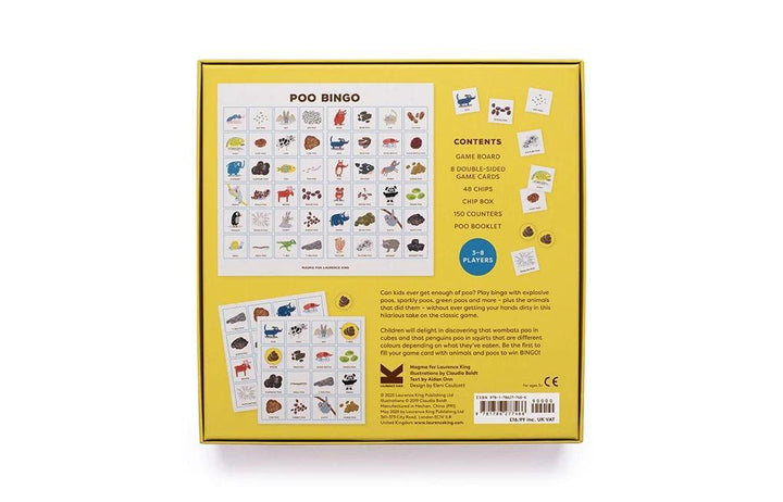 Bingo Poop Game | Board Game | Laurence King - The Ridge Kids
