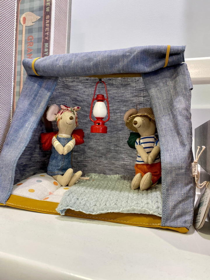 Pretend Play Tent | Happy Camper Tent for Maileg Mouse Doll | Maileg - The Ridge Kids