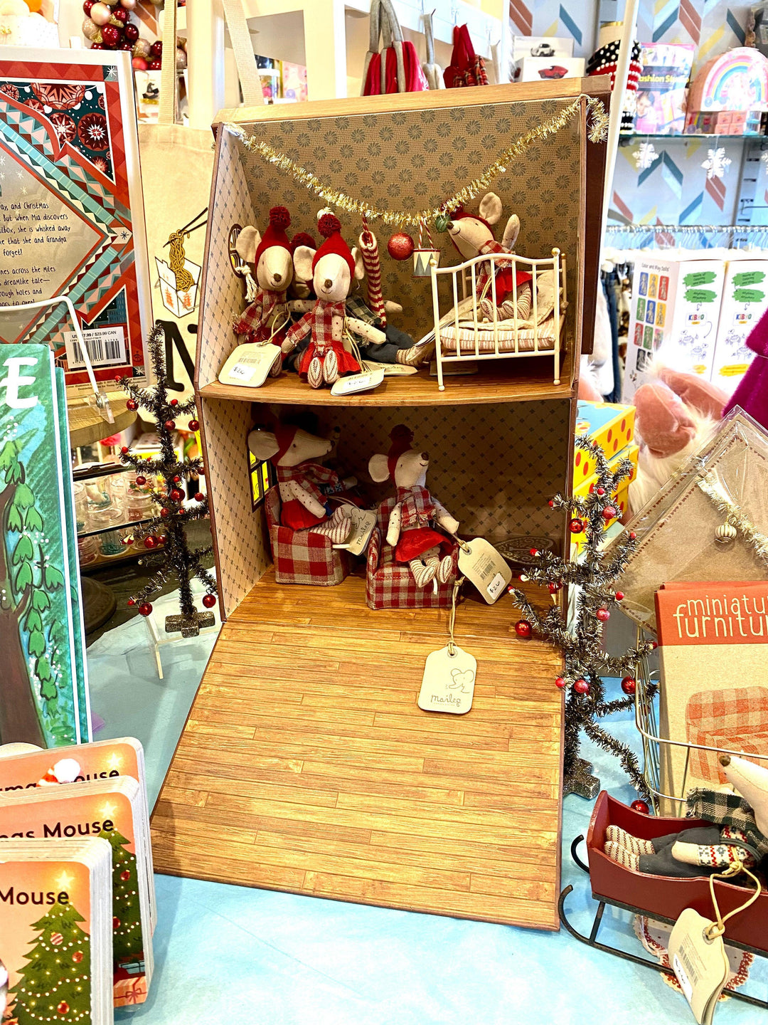 Pretend Play Toy | Holiday Gingerbread House for Maileg Mice Dolls | Maileg - The Ridge Kids