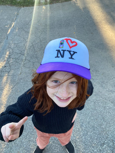 Trucker Hat | I Love NY Spray Paint | PiccoliNY - The Ridge Kids