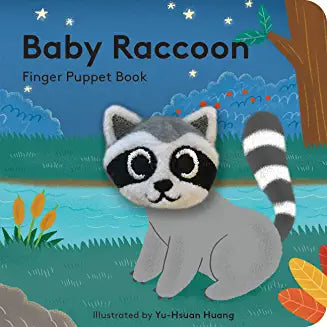 Board Book | Baby Raccoon | Finger Puppet Book - The Ridge Kids