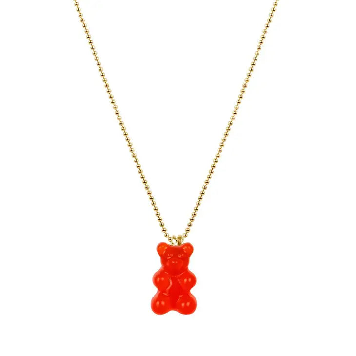 Necklace | Yummy Gummy Bear - Assorted | Little Miss Zoe