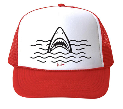Red Shark Trucker Hat | Hat | Bubu - The Ridge Kids