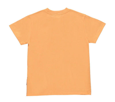 Roxo Organic Cotton Tee with Smiley Face | Papaya | Molo - The Ridge Kids